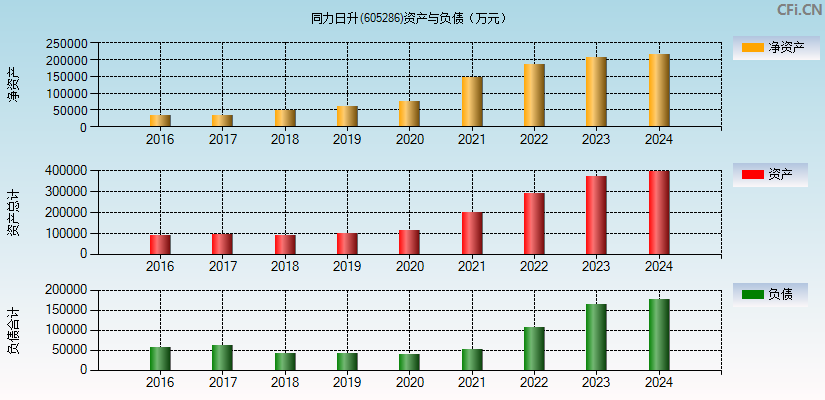 同力日升(605286)资产负债表图