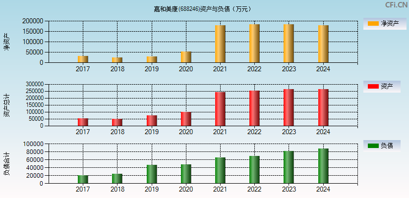 嘉和美康(688246)资产负债表图