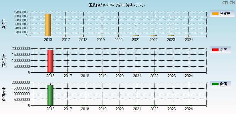 国芯科技(688262)资产负债表图