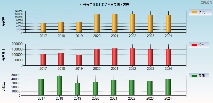 仕佳光子(688313)资产负债表图