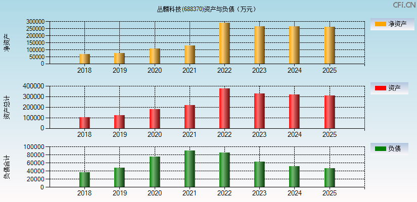 丛麟科技(688370)资产负债表图