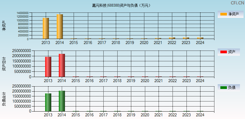 嘉元科技(688388)资产负债表图