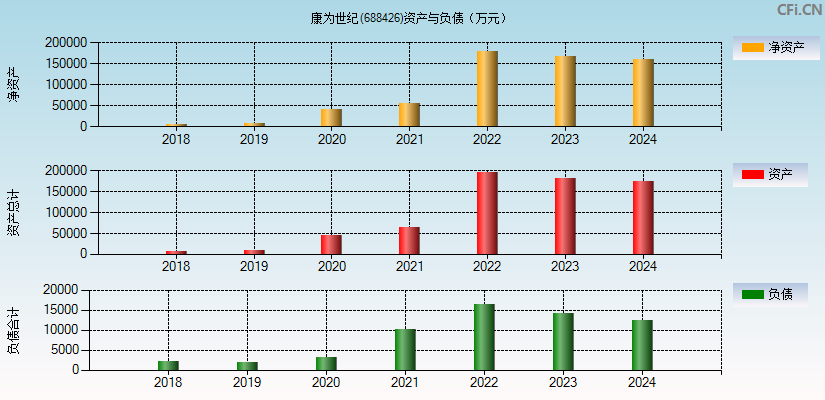 康为世纪(688426)资产负债表图