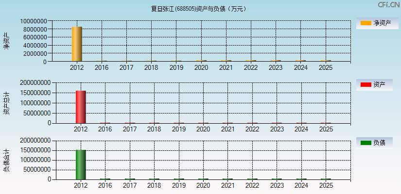 复旦张江(688505)资产负债表图