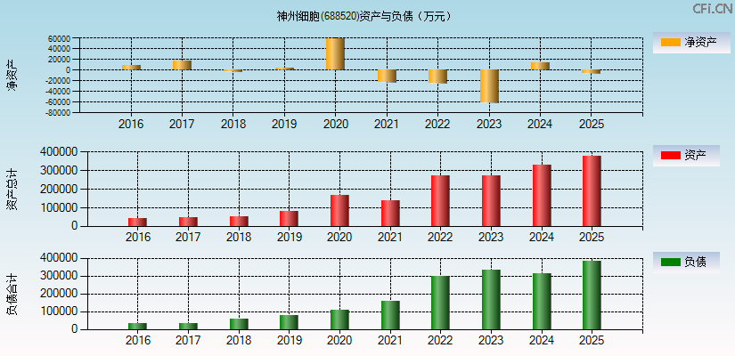 神州细胞(688520)资产负债表图
