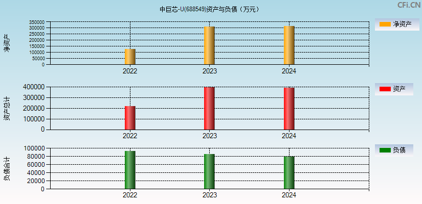 中巨芯-U(688549)资产负债表图