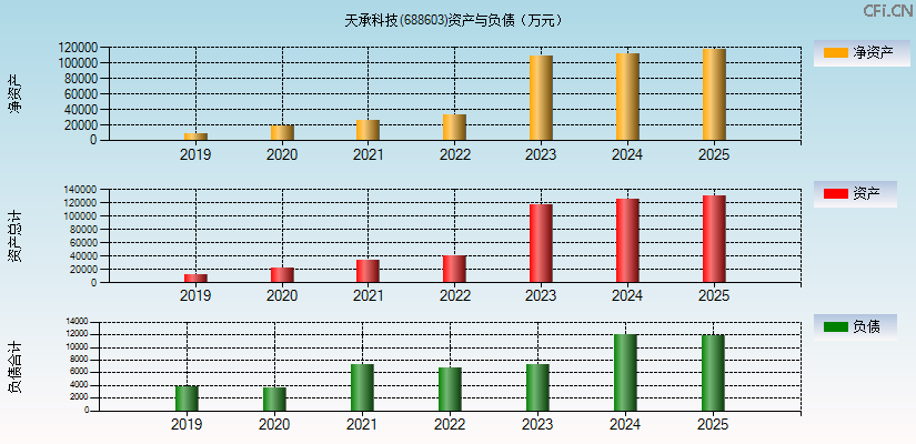 天承科技(688603)资产负债表图