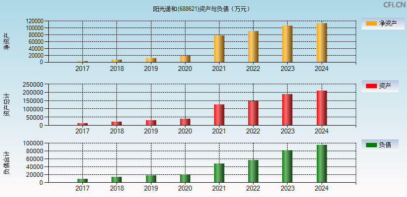 阳光诺和(688621)资产负债表图