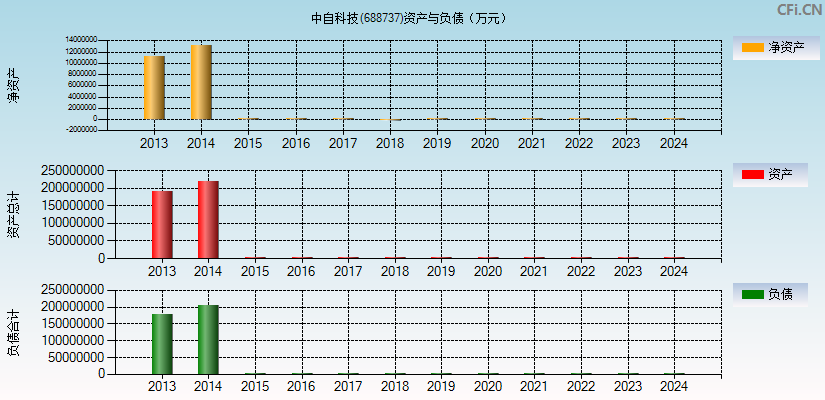 中自科技(688737)资产负债表图