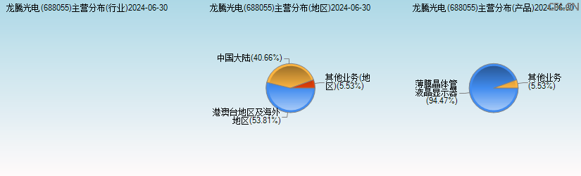 龙腾光电(688055)主营分布图