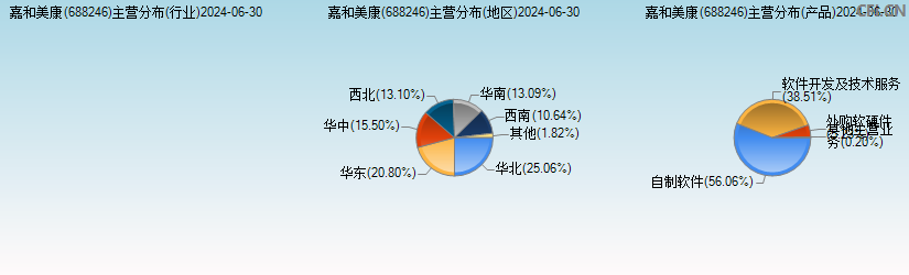 嘉和美康(688246)主营分布图