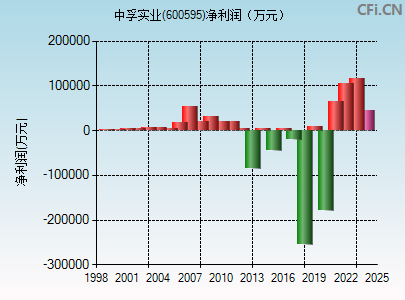 600595财务指标图