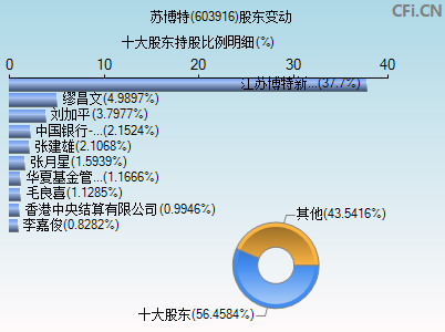 603916股东变动图