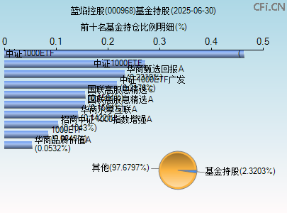 000968基金持仓图 000968基金持仓图