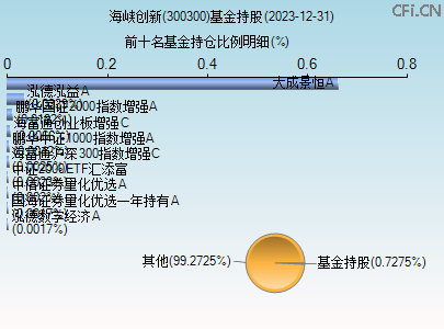 300300基金持仓图