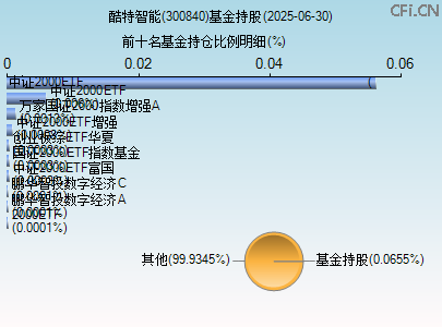 300840基金持仓图 300840基金持仓图