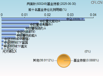 600249基金持仓图