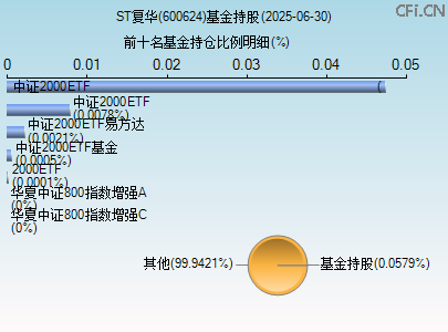 600624基金持仓图 600624基金持仓图
