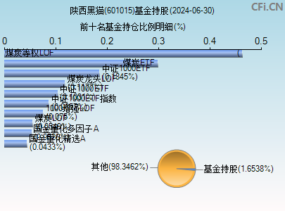 601015基金持仓图 601015基金持仓图