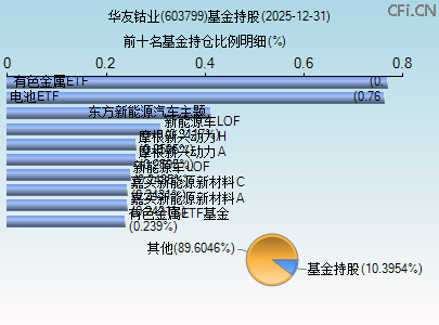 603799基金持仓图 603799基金持仓图