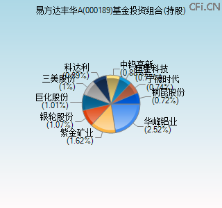 000189基金投资组合(持股)图