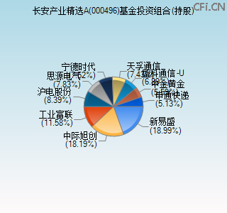 000496基金投资组合(持股)图