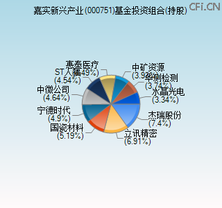 000751基金投资组合(持股)图