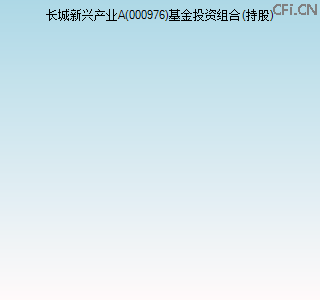 000976基金投资组合(持股)图 000976基金投资组合(持股)图