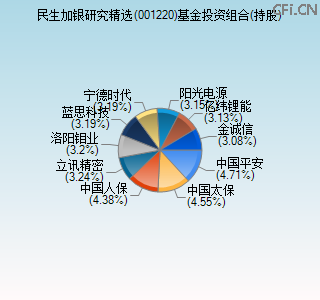 001220基金投资组合(持股)图
