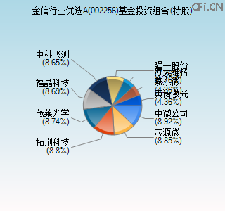 002256基金投资组合(持股)图