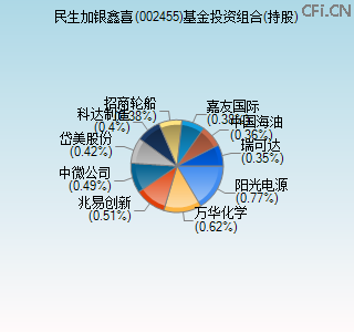 002455基金投资组合(持股)图