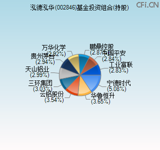 002846基金投资组合(持股)图