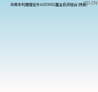 003092基金投资组合(持股)图