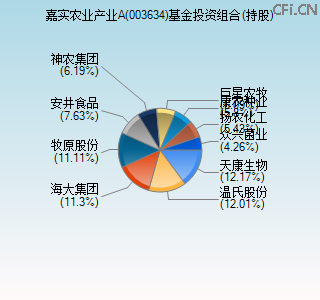 003634基金投资组合(持股)图