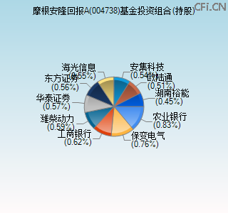 004738基金投资组合(持股)图