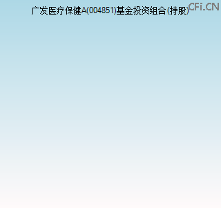 004851基金投资组合(持股)图