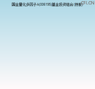 006195基金投资组合(持股)图