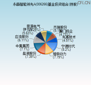 006266基金投资组合(持股)图