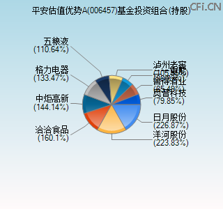 006457基金投资组合(持股)图