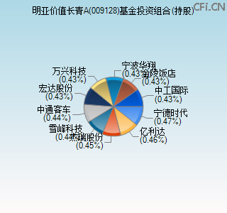 009128基金投资组合(持股)图
