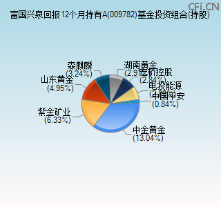 009782基金投资组合(持股)图