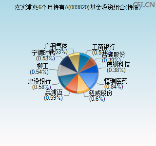 009820基金投资组合(持股)图