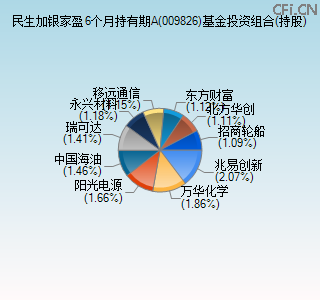 009826基金投资组合(持股)图
