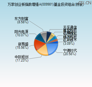 009981基金投资组合(持股)图