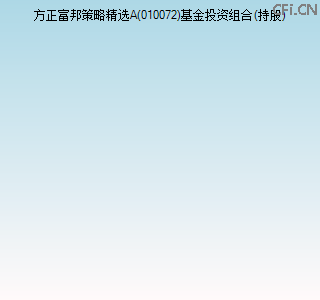 010072基金投资组合(持股)图 010072基金投资组合(持股)图