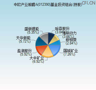 012390基金投资组合(持股)图