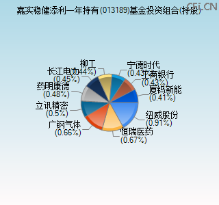 013189基金投资组合(持股)图