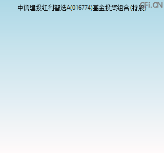 016774基金投资组合(持股)图