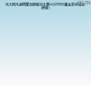 025558基金投资组合(持股)图