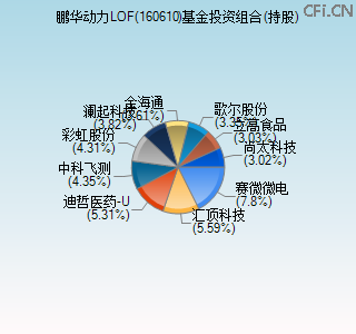 160610基金投资组合(持股)图 160610基金投资组合(持股)图